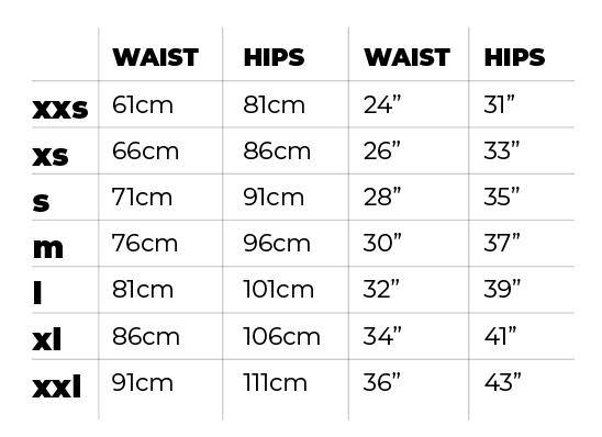 Size guide